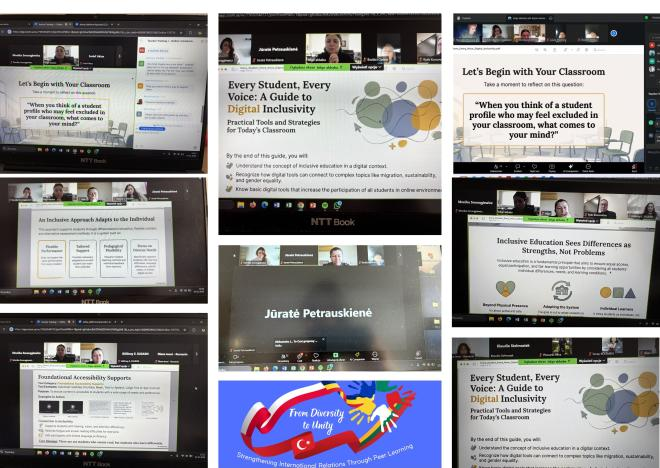 1st Online Teacher Training and Digital Workshops 