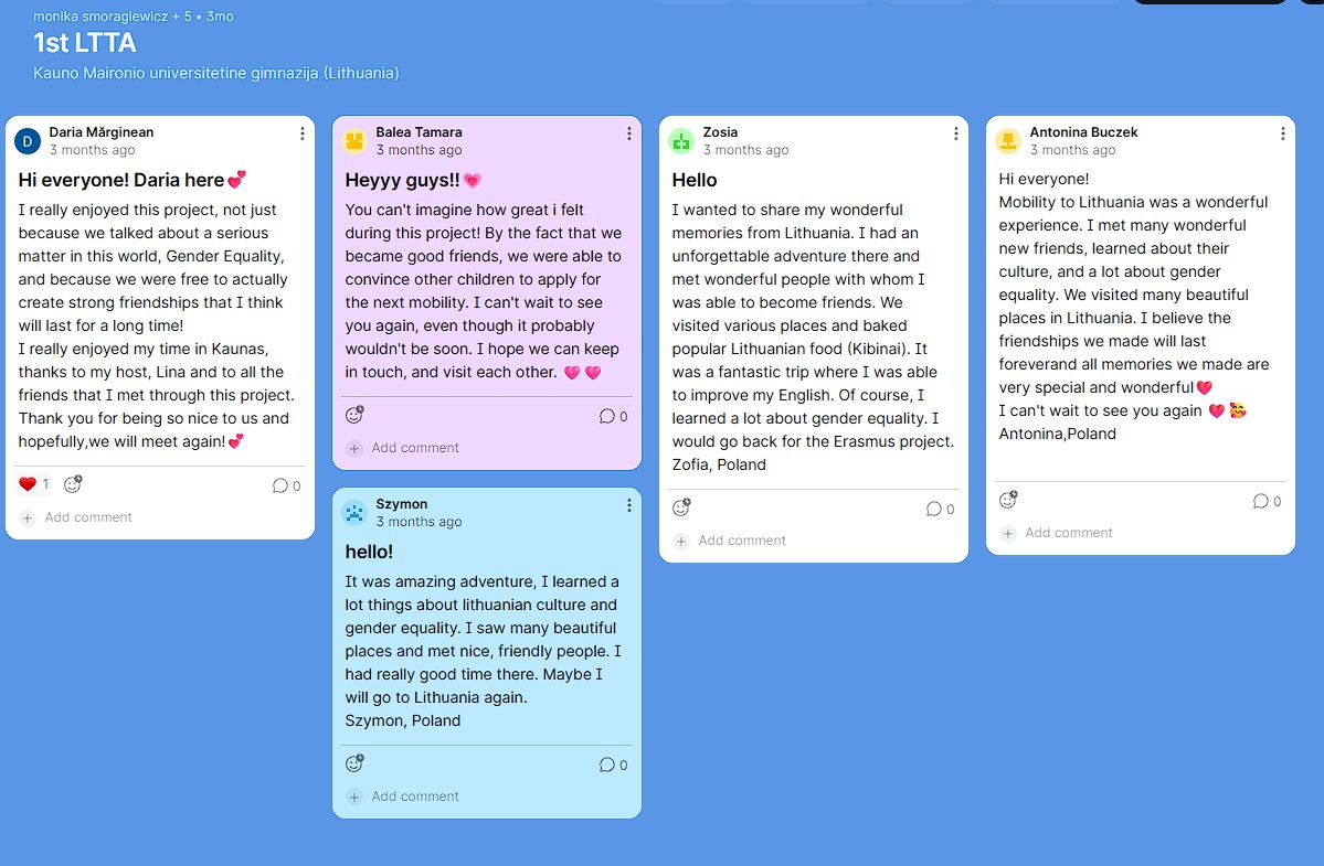 Students’ evaluation